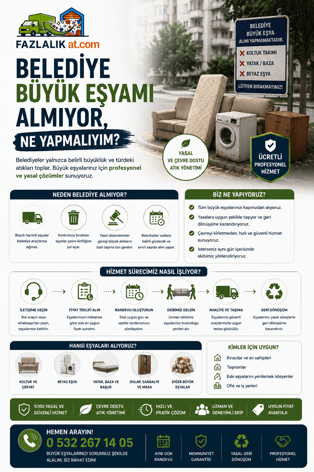Çöpe Koltuk Atmak Yasak mı? Ceza Riski ve Yasal Alternatifler