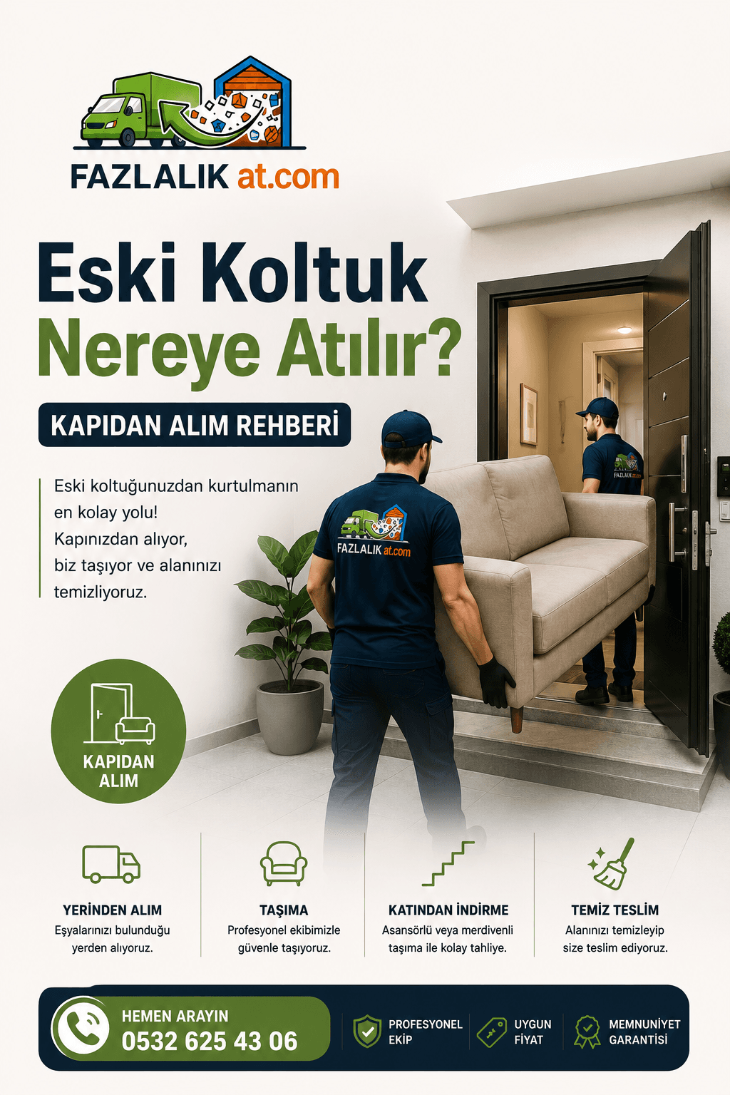 Eski Koltuk Nereye Atılır? Kapıdan Alım Rehberi