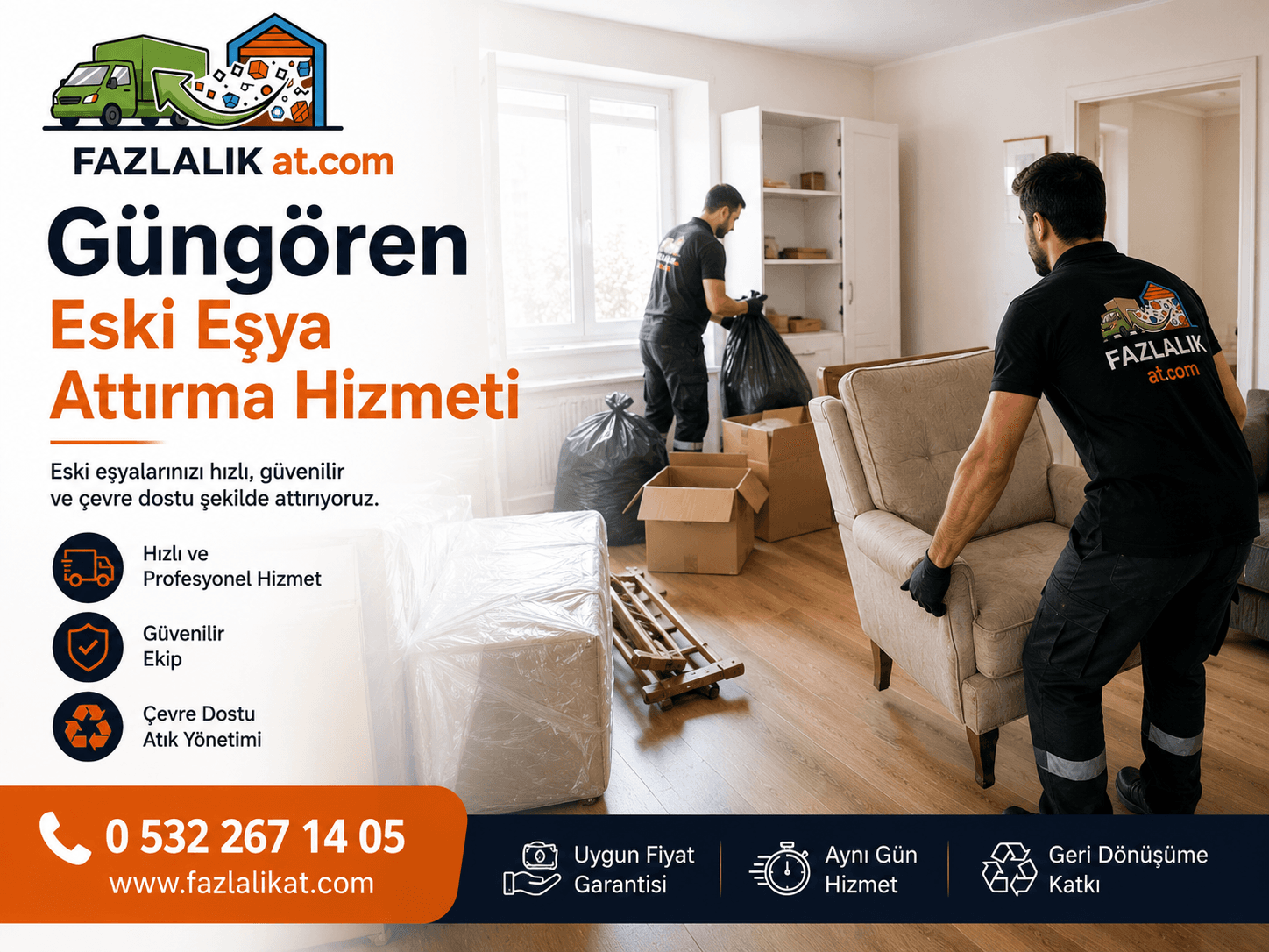 Güngören Eski Eşya Toplama | Ev Boşaltma ve Aynı Gün Alım