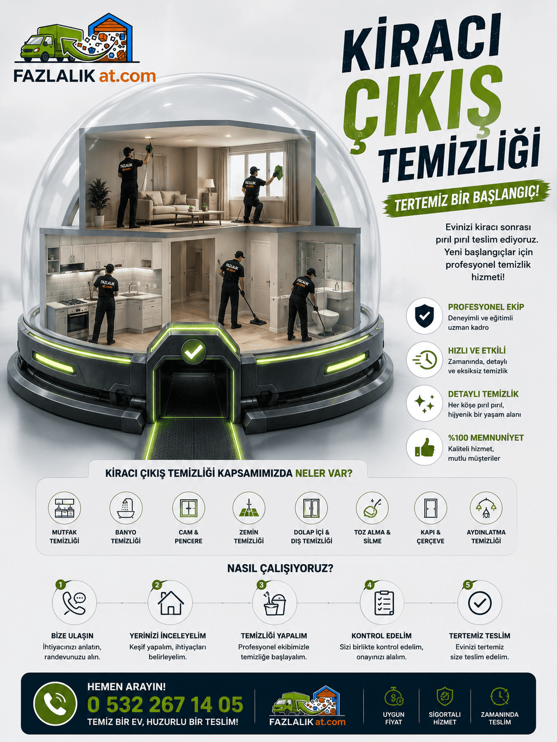 Kiracı Çıkışı Temizliği
